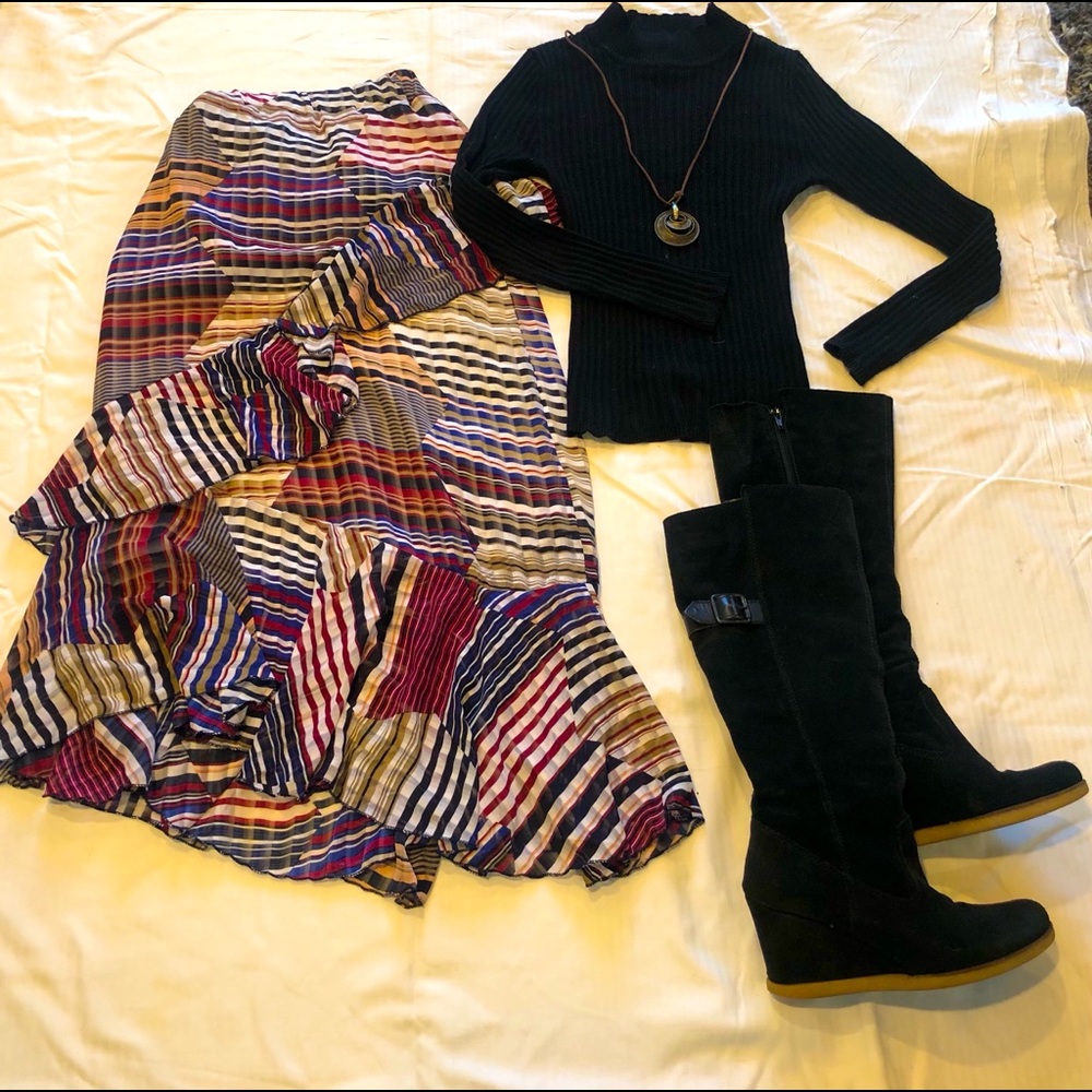 Asymmetric skirt